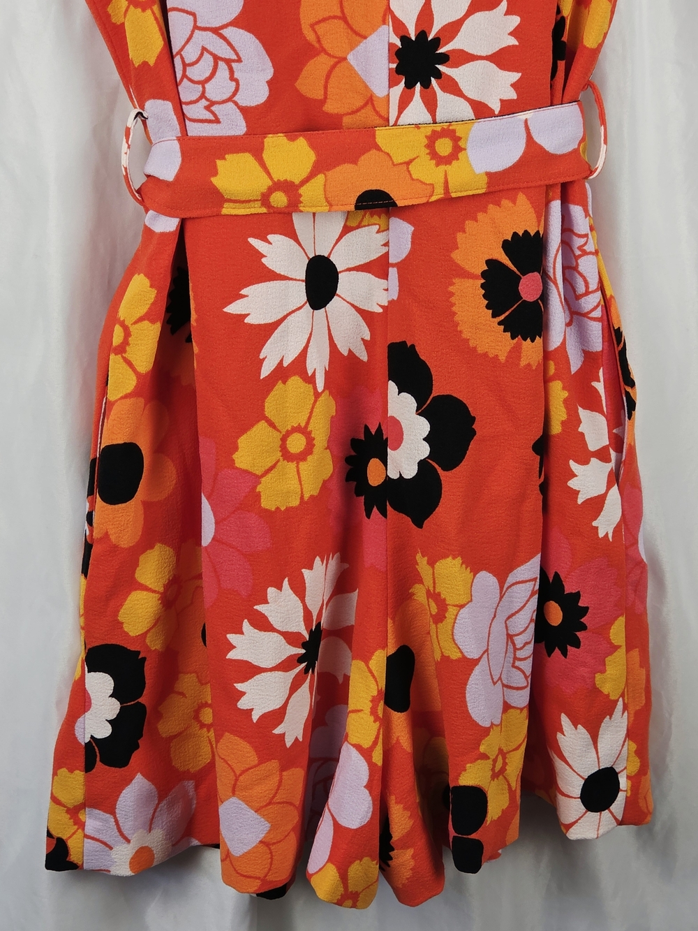 Victoria Beckham for Target Floral Sleeveless Romper Size Medium - Picture 7 of 16